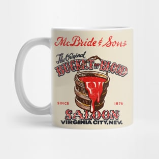 Retro Vintage The Bucket of Blood Saloon Mug